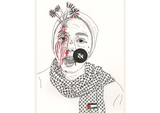 Gallery of Drawing by Samir Bensalah - Palestine
