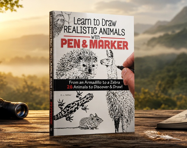 Learn to Draw Realistic Animals with Pen & Marker