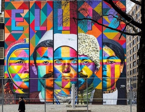 Gallery of street painting by Eduardo Kobra - Brazil