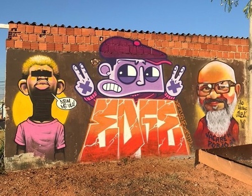 Galería de arte callejero de Chivitz - Brasil