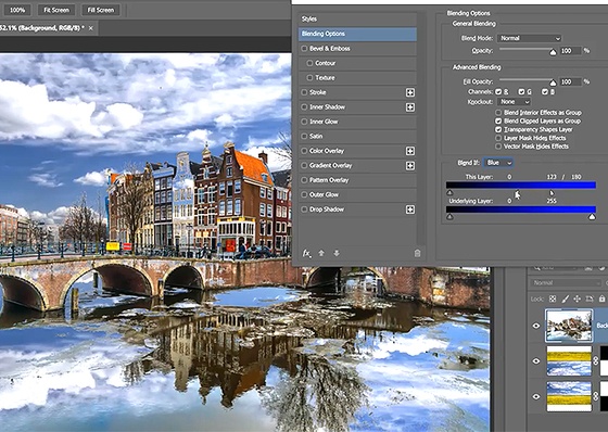 How To Replace The Sky In a Photo Including Reflections – Photoshop Tutorial