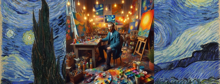An imaginary interview with Van Gogh about his self portraits