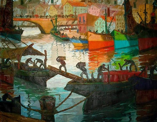 Galeria de pinturas de Benito Quinquela Martín Argentina
