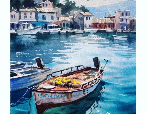 Gallery Of WaterColor Painting By Sofia Wu Mei - China