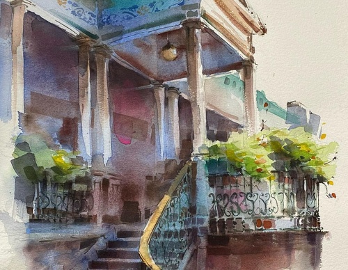 Galeria de pinturas em aquarela de Tere Lojero – México