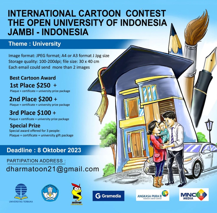 INTERNATIONAL CARTOON CONTES JAMBI-INDONESIA 2023