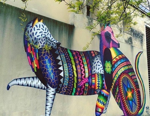 Galería de arte callejero de Spaik - México