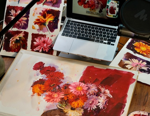 Gallery WaterColor Painting By Bảo Huỳnh - Vietnam