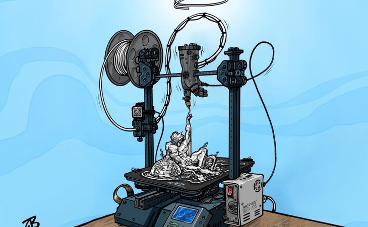 3D printing .. creation layer by layer