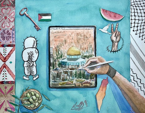 Galería de ilustraciones de Amjed Alsiyabi - Omán