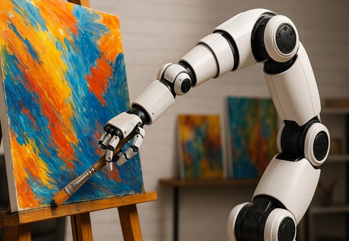 Robots and Painting: Can We Consider What Machines Create Art?