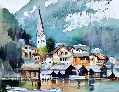 Gallery Of Watercolor Painting By Milind Mulick - India