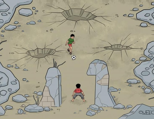 The World Cup Effect Football makes you forget all the bad things in the world for a while. I don't know if that's a good thing or a bad thing... What