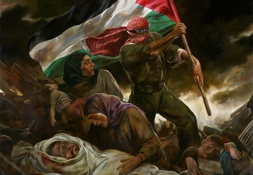 La pintura «Fath al-Qarib (La Victoria Cercana)» de Hassan Roholamin
