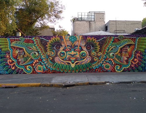 Galería de arte callejero de Nashi Bime - México