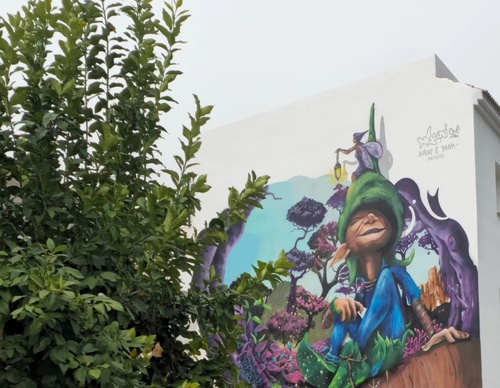 Galería de arte callejero de Nauni - España