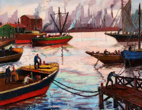 Galeria de pinturas de Benito Quinquela Martín Argentina