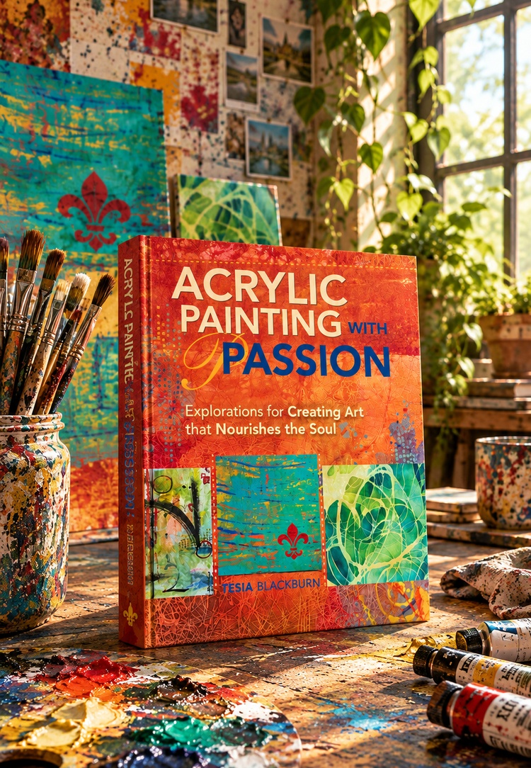 Acrylic Painting with Passion: Explorations for Creating Art that Nourishes the Soul by Tesia Blackburn