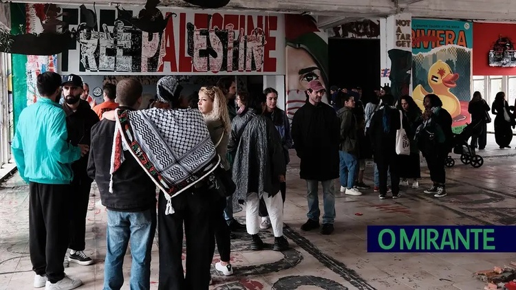 Ruinas de Eurofil transformadas en galería de arte urbano sobre Gaza