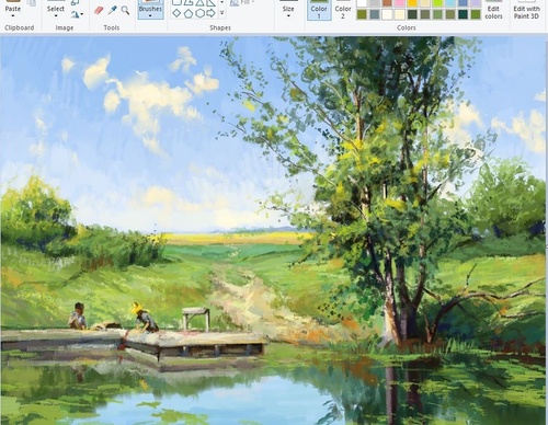 Gallery Of Drawing With Windows Paint By Christian Young - USA_1