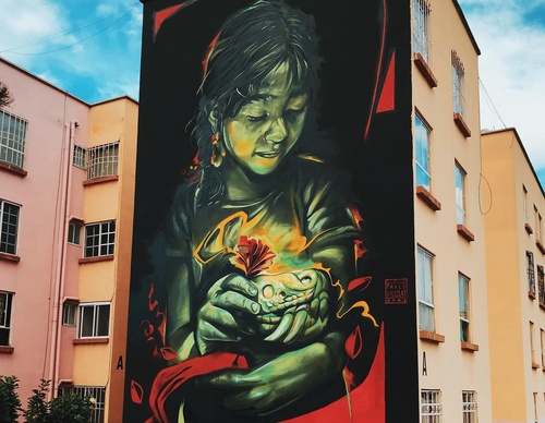 Galería de arte callejero de Paulo Villegas - México