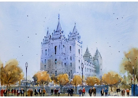 Gallery of Watercolor painting by Daniel Martínez- Uruguay