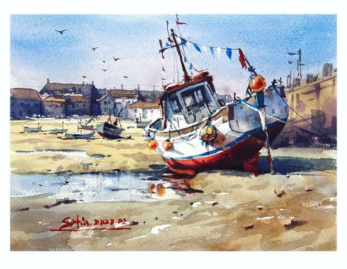 Gallery Of WaterColor Painting By Sofia Wu Mei - China