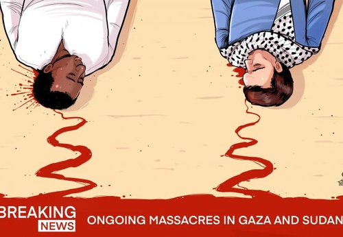 Breaking news from gaza and sudan