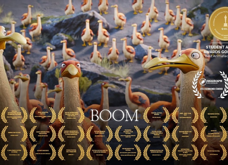 BOOM animated short film,Best animated short 2024