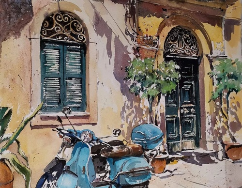 Gallery Of Watercolor Painting By Svetlin Sofroniev - Bulgaria