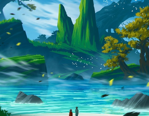 Galeria de ilustrações de Philip Sue - Nova Zelândia