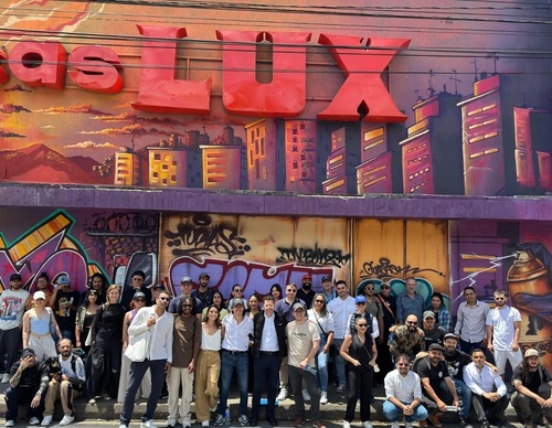 Un gran mural de 560 metros cuadrados