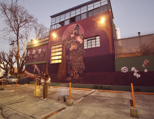 Galeria de arte de rua de Yuda - México