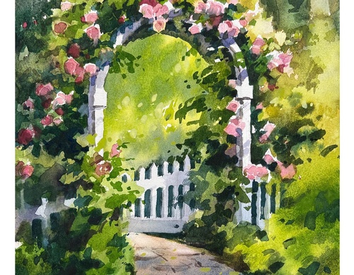 Gallery Of WaterColor Painting By Sofia Wu Mei - China