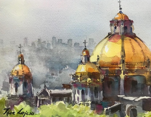 Galeria de pinturas em aquarela de Tere Lojero – México