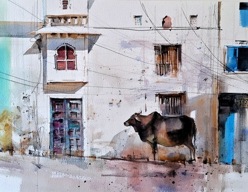 Gallery Of Watercolor Painting By Milind Mulick - India