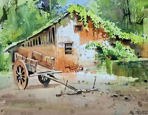 Gallery Of Watercolor Painting By Milind Mulick - India