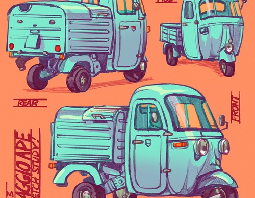 Galería de ilustraciones de Muhammad Firdaus - Singapur