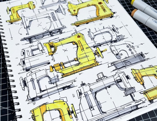 Gallery Of Design Sketching By Marius Kindler - Germany