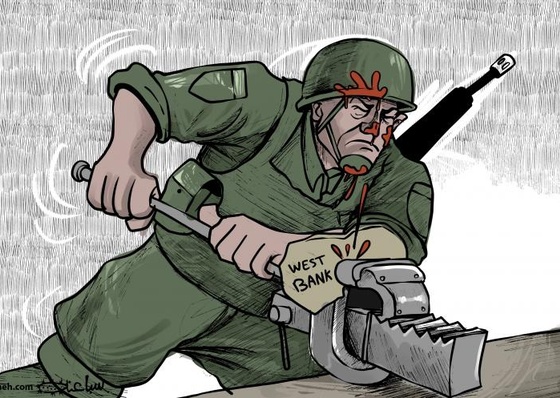 Cisjordânia e a pressão israelense