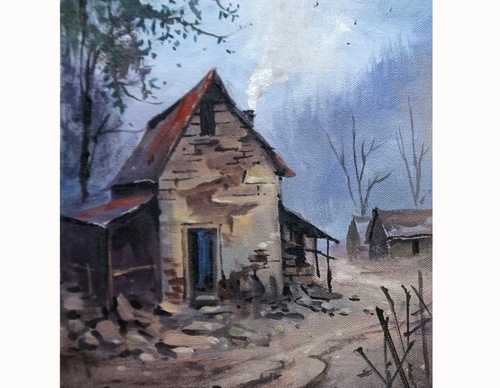 Gallery Of Watercolor Painting By Sikander Singh - India