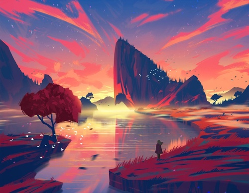 Galeria de ilustrações de Philip Sue - Nova Zelândia