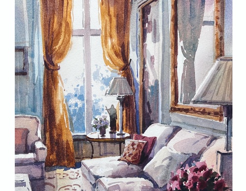 Gallery Of WaterColor Painting By Sofia Wu Mei - China