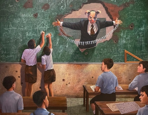 Galería de ilustraciones de la pintora Rocío Caballero - México