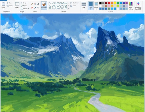 Gallery Of Drawing With Windows Paint By Christian Young - USA_1