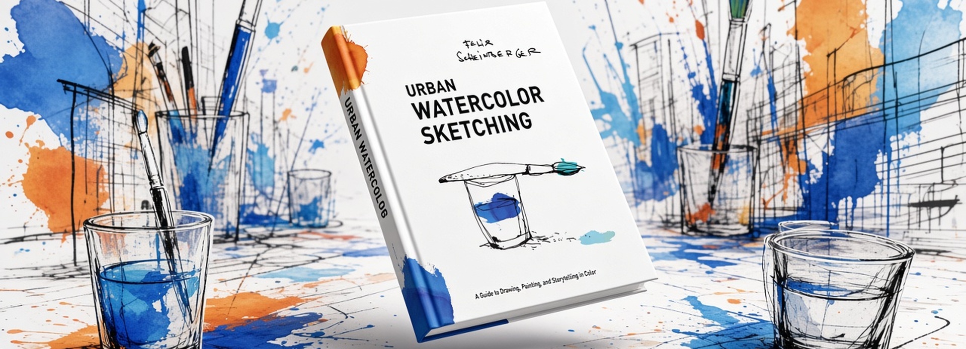 Urban Watercolor Sketching: A Guide to Drawing, Painting, and Storytelling in Color by Felix Scheinberger