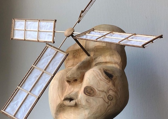 para pensar, Escultura de Jean-Baptiste Gibus