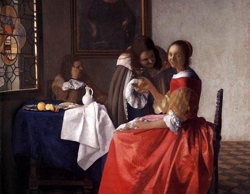 Gallery of painting by Johannes Vermeer - Netherlands