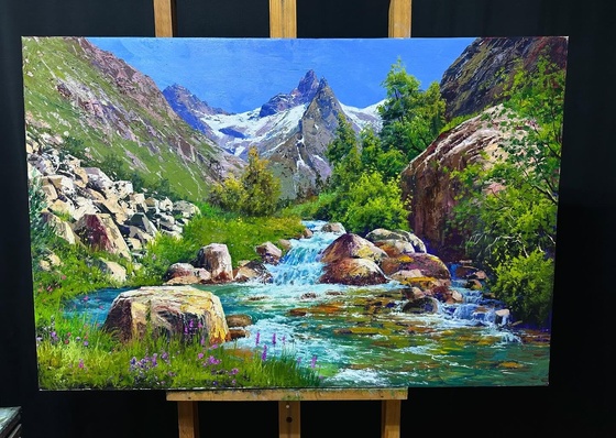 Gallery Of Oil Painting By Erlanbek Mamatzhan Uulu - Kyrgyz Republic
