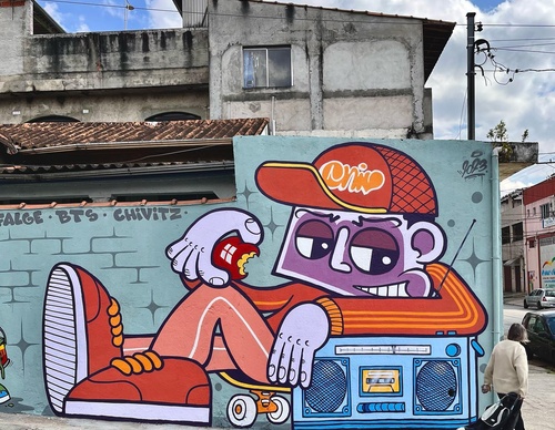 Galería de arte callejero de Chivitz - Brasil